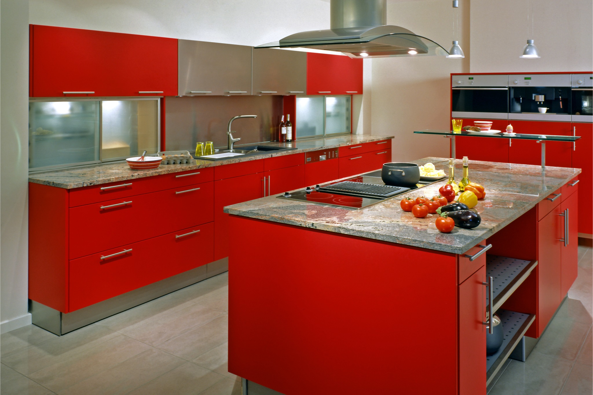 stainless steel kitchen
