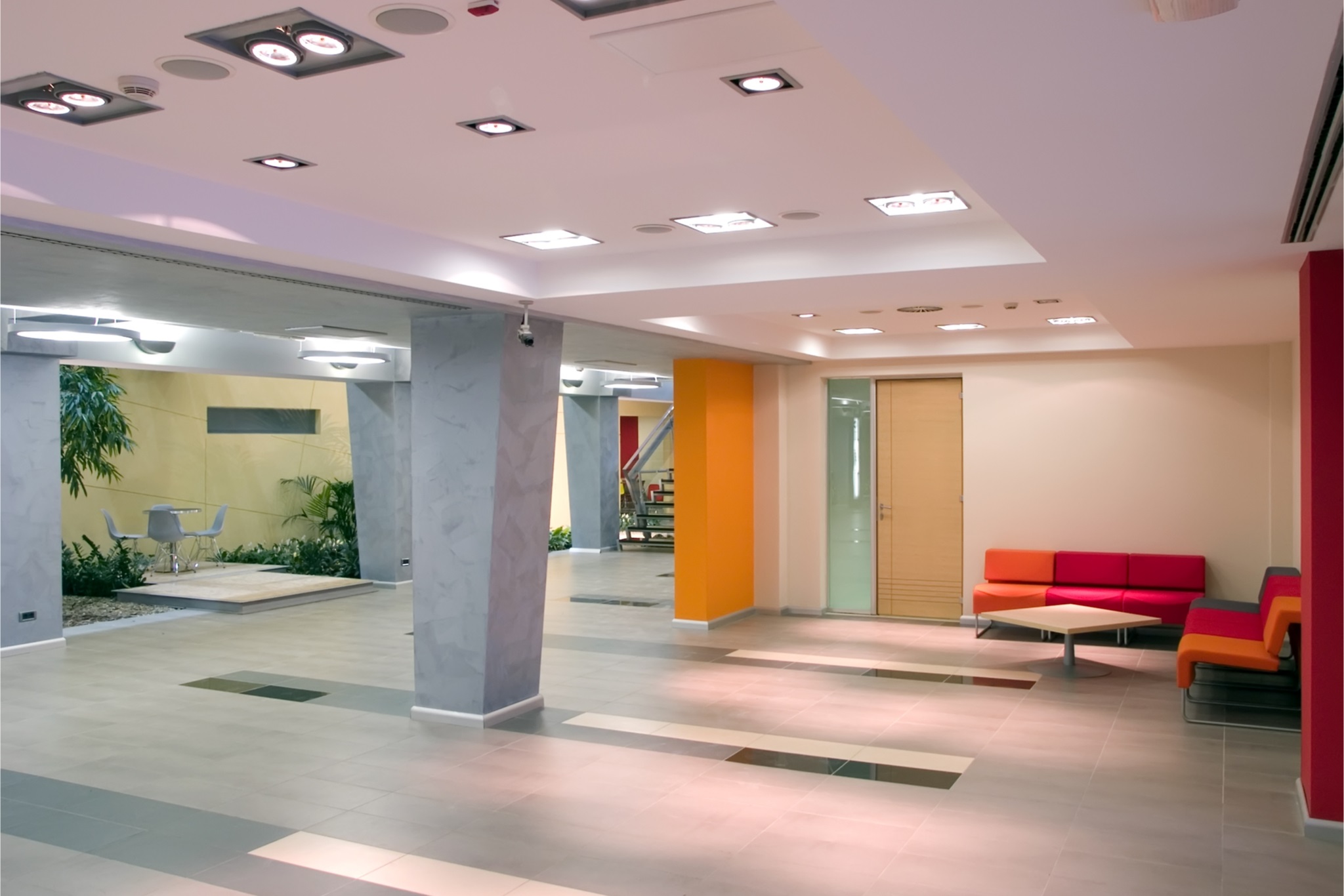 office reception area